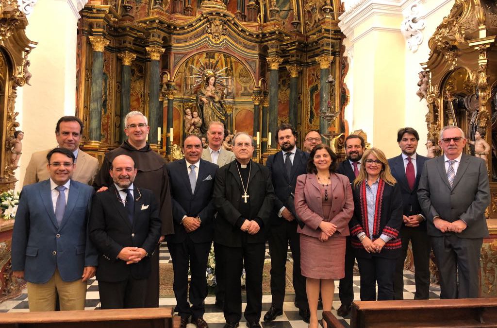 La Junta de Gobierno es recibida por nuestro Arzobispo Exmo Sr. D. Juan José Asenjo Peregrina