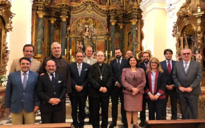 La Junta de Gobierno es recibida por nuestro Arzobispo Exmo Sr. D. Juan José Asenjo Peregrina