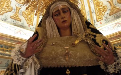 María Santísima de las Angustias ataviada para el mes de Noviembre
