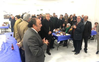 Más de 140 personas asisten a la Iª Convivencia de Navidad de la Hermandad