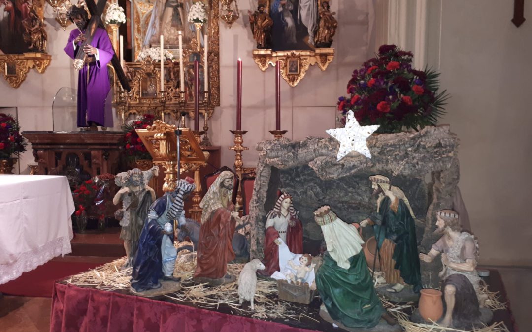 Ya se ha montado el Belén en nuestro Santuario