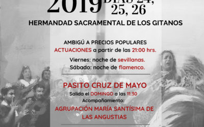 Los días 24, 25 y 26 la Hermandad celebra su tradicional Cruz de Mayo