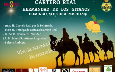 Salida del Cartero Real de la Hermandad de Los Gitanos