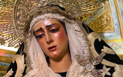 La Virgen de las Angustias de luto en el mes de los difuntos