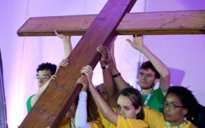 La Cruz Peregrina de la JMJ llega a nuestro Santuario