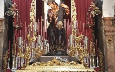 Acompañamos a la Hermandad de la Candelaria en el Vía Crucis con motivo de su centenario fundacional.
