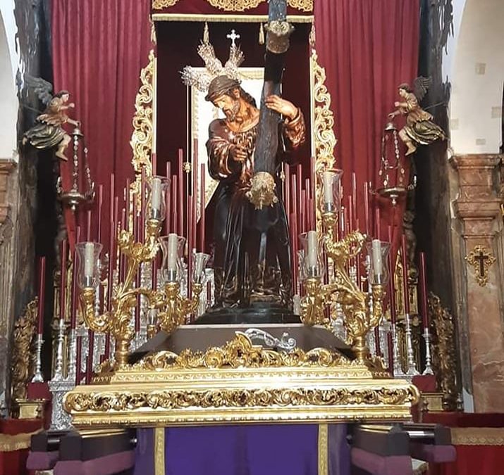 Acompañamos a la Hermandad de la Candelaria en el Vía Crucis con motivo de su centenario fundacional.