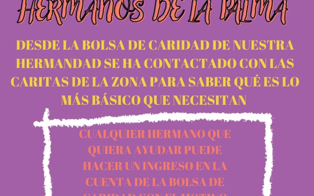 Ayudemos a nuestros hermanos de La Palma