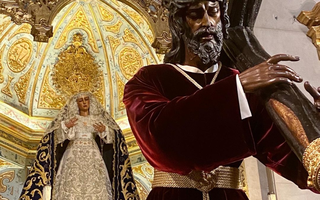 El Señor de la Salud y la Virgen de las Angustias vuelven a presidir el Altar de nuestro Santuario