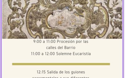 Participa en la Octava del Corpus de nuestra Parroquia