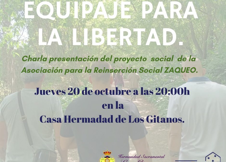 La Asociación ZAQUEO presenta su proyecto social en nuestra Casa-Hermandad