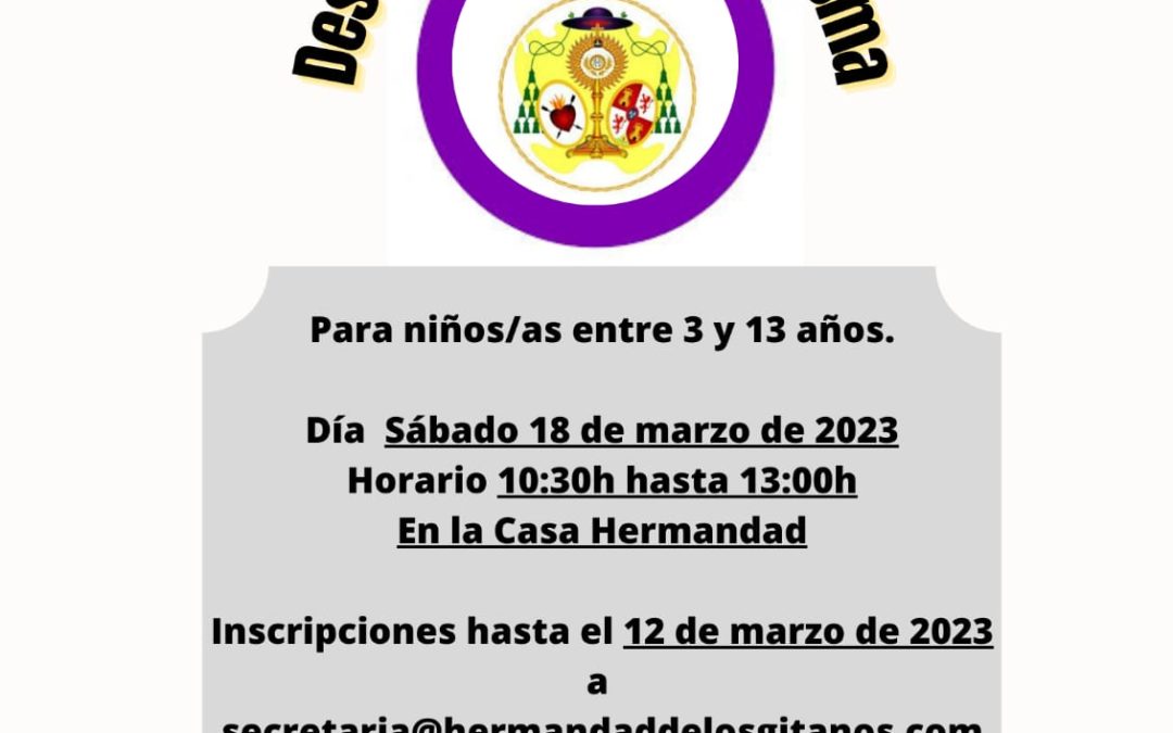 Vº Taller Infantil «Descubriendo la Cuaresma»