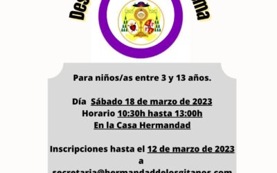 Vº Taller Infantil «Descubriendo la Cuaresma»