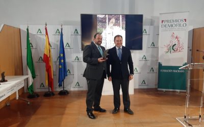 Recogemos el Premio Demófilo al conjunto del Palio de María Santísima de las Angustias