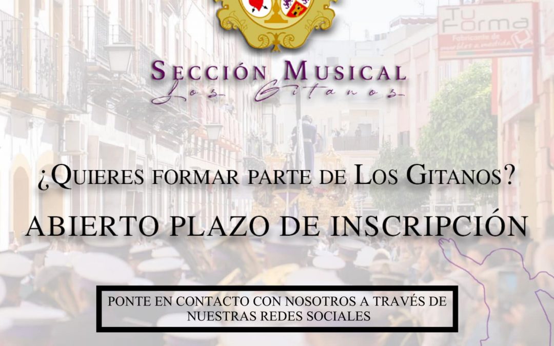 ¿Quieres formar parte de la Sección Musical de Los Gitanos?
