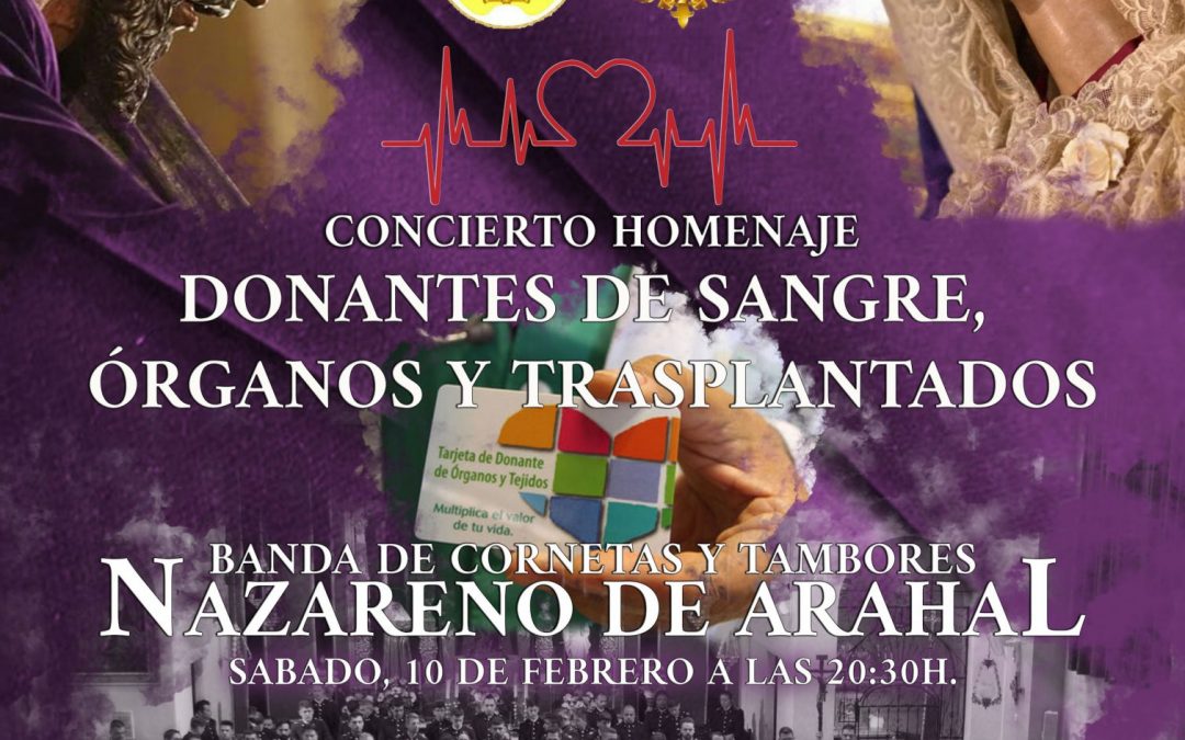Concierto Homenaje a los Donantes de Sangre, Órganos y Trasplantados