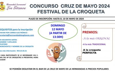 Concurso de Croquetas en nuestra Cruz de Mayo