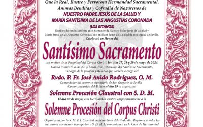 Solemne Triduo al Santísimo Sacramento 2024