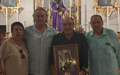 Reconocimiento a nuestro Hermano Mayor por su labor al frente del Festival Flamenco Valle Gitano