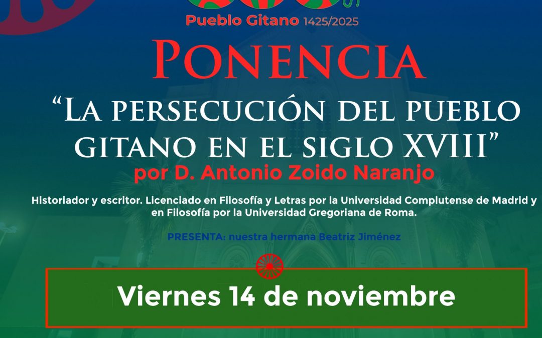 Empieza el ciclo de ponencias con Antonio Zoido «La persecución del pueblo gitano en el siglo XVIII”