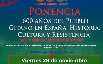 Conferencia de Manuel Martínez Martínez en nuestra Casa Hermandad