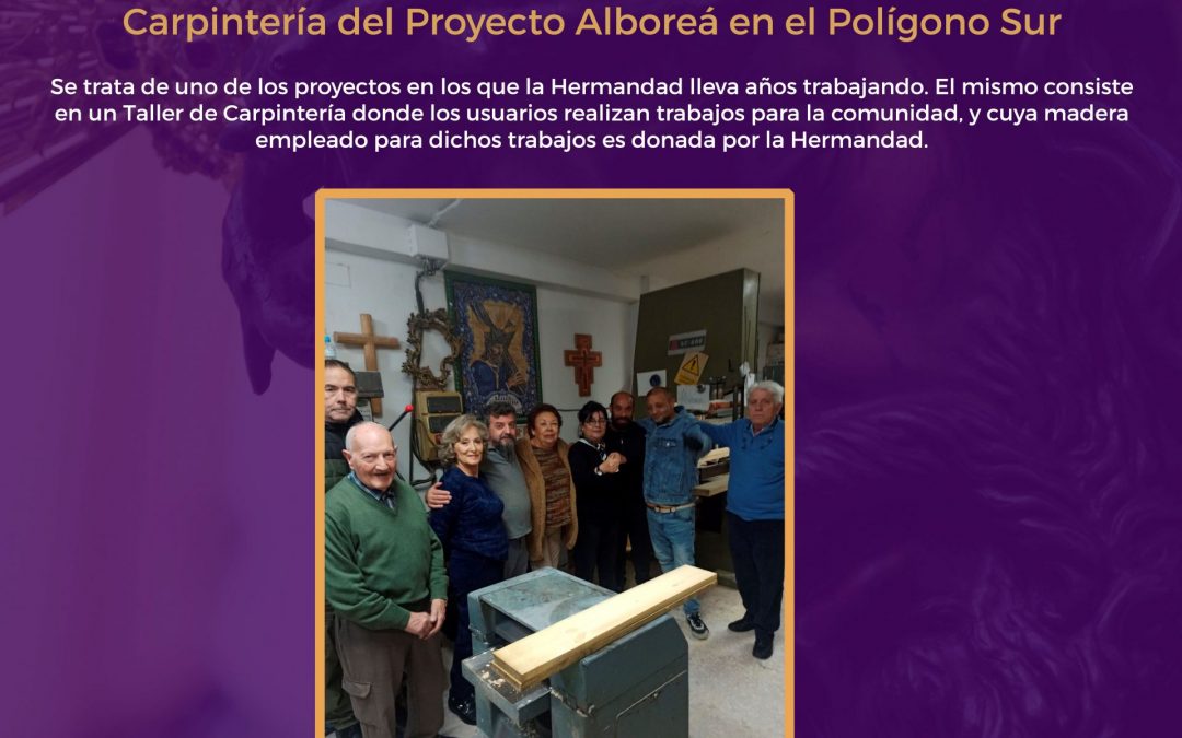 ACCIÓN SOCIAL | Visita al Taller de Carpintería Alboreá