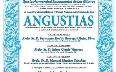 Solemne Triduo a María Santísima de las Angustias