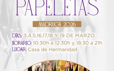 Comienza el reparto de papeletas de sitio 2026