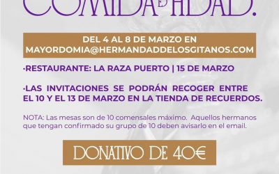 Reserva tu comida de Hermandad 2026