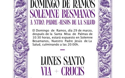 Besamanos y Vía Crucis del Señor de la Salud 2026