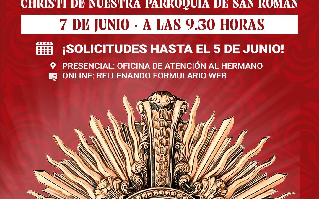 Participa en la Procesión del Corpus de nuestra Parroquia 2026