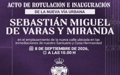 Inauguración calle “Sebastián Miguel de Varas y Miranda»